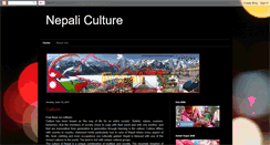 Desktop Screenshot of nepalraculture.blogspot.com