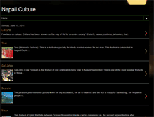 Tablet Screenshot of nepalraculture.blogspot.com