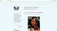 Desktop Screenshot of pontoevirgulaim.blogspot.com