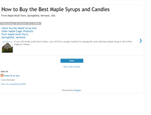 Tablet Screenshot of buythebestmaplesyrup.blogspot.com