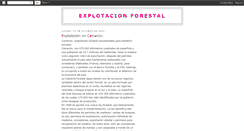 Desktop Screenshot of explotacion-forestal.blogspot.com