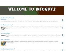 Tablet Screenshot of infoguyz.blogspot.com
