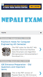 Mobile Screenshot of nepaliexam.blogspot.com