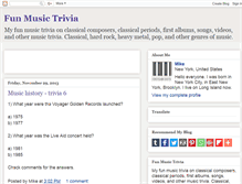 Tablet Screenshot of fun-music-trivia.blogspot.com
