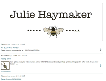 Tablet Screenshot of juliehaymaker.blogspot.com