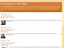 Tablet Screenshot of conversationslive.blogspot.com