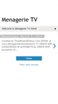 Mobile Screenshot of menagerietv.blogspot.com