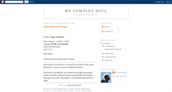 Desktop Screenshot of mycomplexsoul.blogspot.com