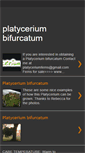 Mobile Screenshot of platyceriumbifurcatum.blogspot.com