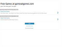 Tablet Screenshot of freegamesgamesatgames.blogspot.com