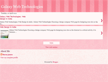 Tablet Screenshot of galaxywebtechhnologies.blogspot.com