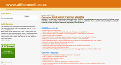 Desktop Screenshot of alifcomsell.blogspot.com