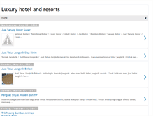 Tablet Screenshot of luxuryhotelandresorts.blogspot.com