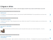 Tablet Screenshot of linguaseartes.blogspot.com