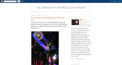 Desktop Screenshot of elespacioentrelascosas.blogspot.com