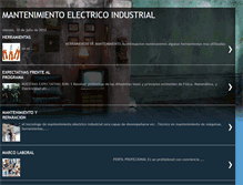 Tablet Screenshot of mantenimientoelectricodeamfv.blogspot.com