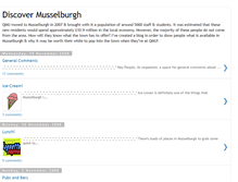 Tablet Screenshot of discovermusselburgh.blogspot.com