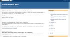 Desktop Screenshot of iphoneappsbymike.blogspot.com