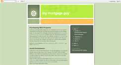 Desktop Screenshot of mymortgageguy.blogspot.com