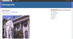 Desktop Screenshot of bildungspolitik.blogspot.com