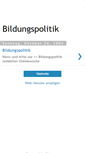 Mobile Screenshot of bildungspolitik.blogspot.com