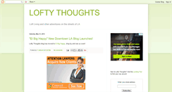 Desktop Screenshot of loftythought.blogspot.com