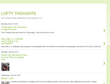 Tablet Screenshot of loftythought.blogspot.com