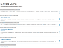 Tablet Screenshot of elvikingliberal.blogspot.com