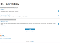 Tablet Screenshot of ibsindorelibrary.blogspot.com