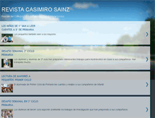 Tablet Screenshot of casimirosainzrevista.blogspot.com
