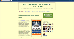 Desktop Screenshot of bklists.blogspot.com