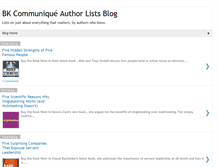 Tablet Screenshot of bklists.blogspot.com