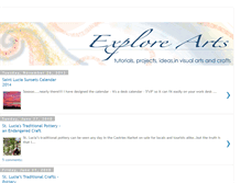 Tablet Screenshot of explorearts.blogspot.com