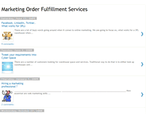 Tablet Screenshot of marketingorderfulfillmentservices.blogspot.com