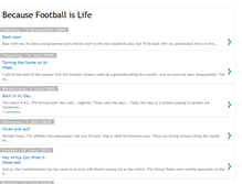 Tablet Screenshot of becausefootballislife.blogspot.com