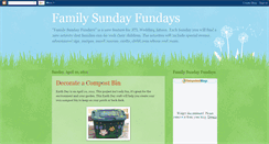 Desktop Screenshot of familysundayfundays.blogspot.com