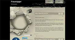 Desktop Screenshot of frauenjager.blogspot.com