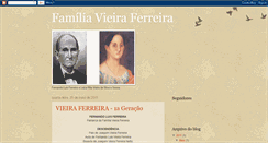 Desktop Screenshot of familiavieiraferreira.blogspot.com
