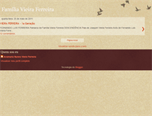 Tablet Screenshot of familiavieiraferreira.blogspot.com