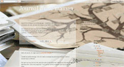 Desktop Screenshot of lejournaldunemaman.blogspot.com