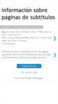 Mobile Screenshot of infodesubs.blogspot.com