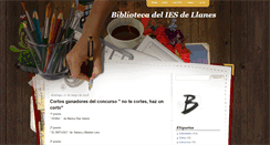 Desktop Screenshot of bibliotecadeliesdellanes.blogspot.com