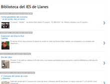 Tablet Screenshot of bibliotecadeliesdellanes.blogspot.com