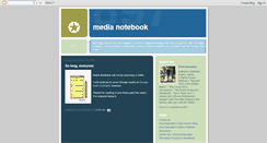 Desktop Screenshot of medianotebook.blogspot.com