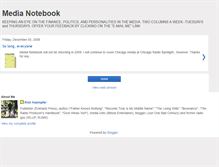 Tablet Screenshot of medianotebook.blogspot.com
