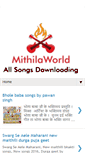 Mobile Screenshot of mithilaworld.blogspot.com