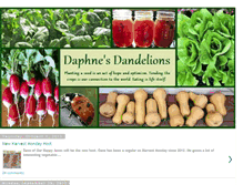 Tablet Screenshot of daphnesdandelions.blogspot.com