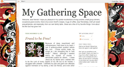 Desktop Screenshot of mygatheringspaceabroad.blogspot.com