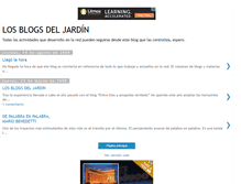 Tablet Screenshot of losblogsdeljardin.blogspot.com