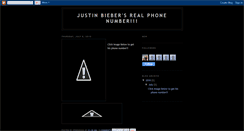 Desktop Screenshot of justinbieberscellphonenumber.blogspot.com